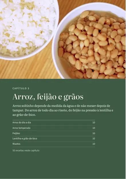 Página de abertura de capítulo, com o nome do capítulo sobre uma imagem ilustrativa